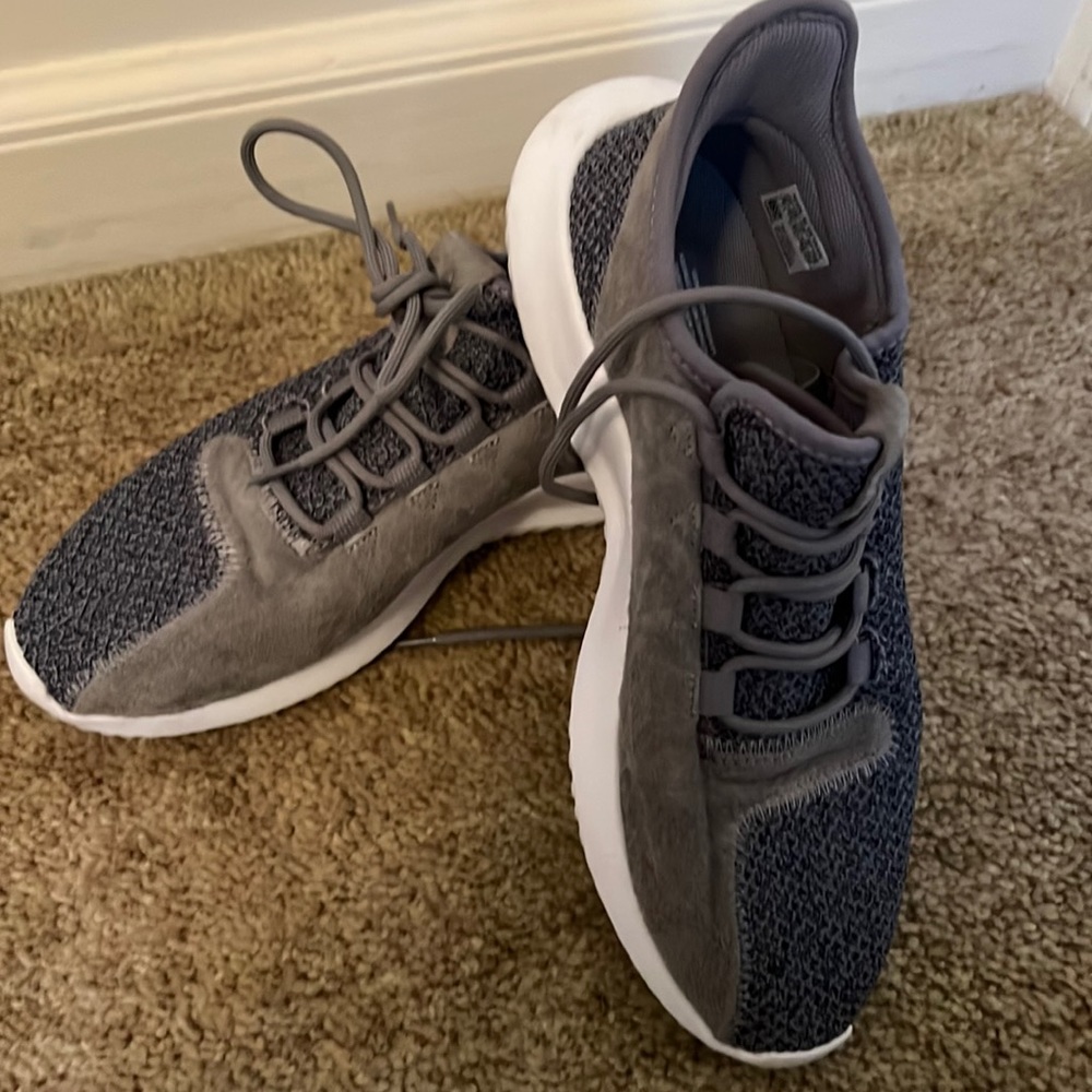 Adidas gray sneakers size 9